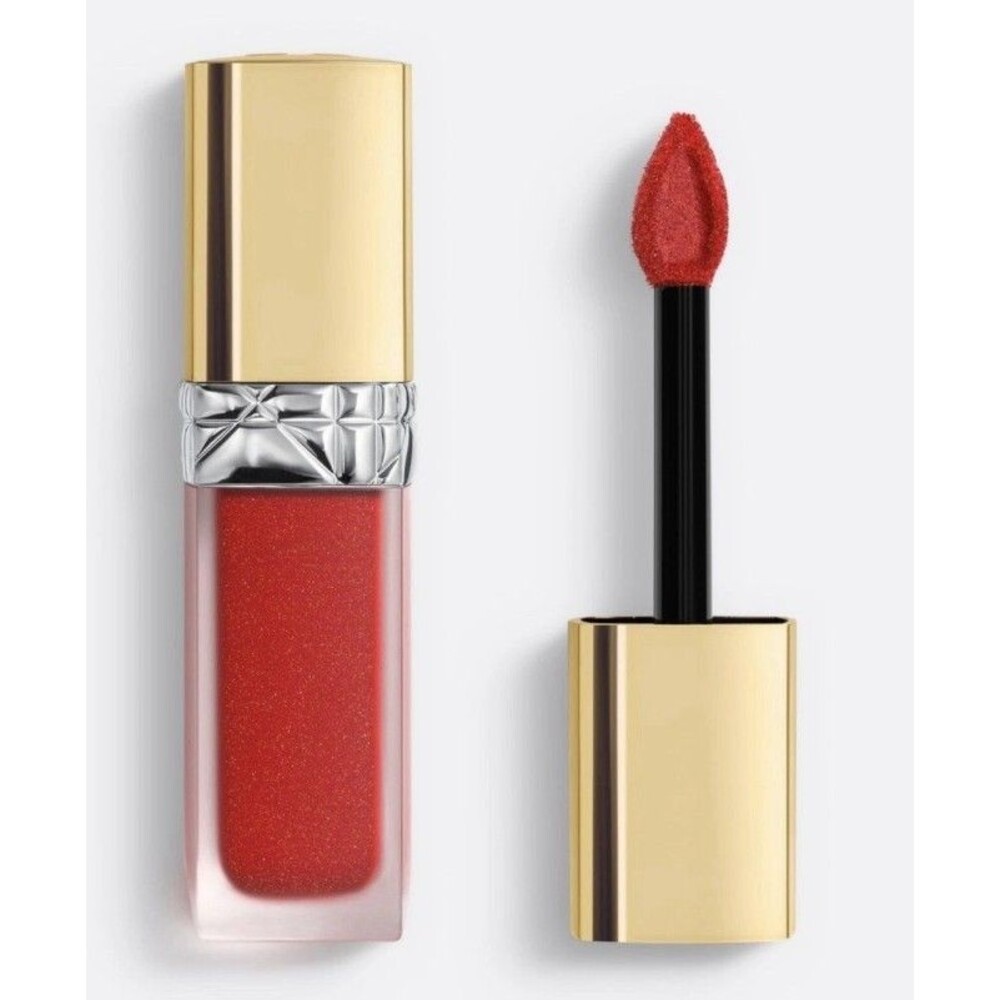 Dior Rouge Dior Forever Liquid Sequin 999 Limited Holiday Edition Lipstick